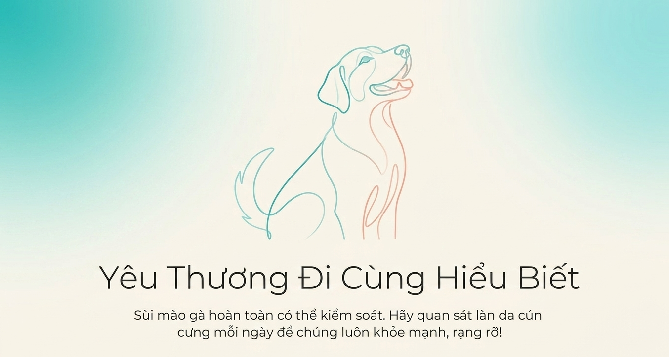 sùi mào gà ở chó