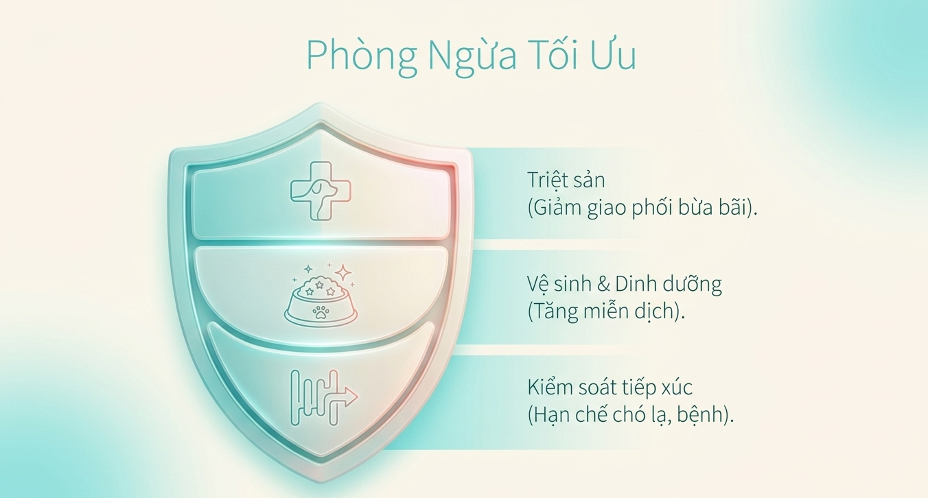 sùi mào gà ở chó